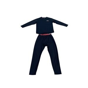 Scentlok Base Layers Mens XL Black Long Sleeve Shirt Pants Set Odor Control